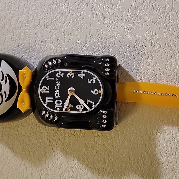 Jeweled Kit-Cat Klock clock SUPER RARE - Picture 4 of 5